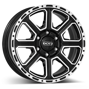 DOTZ Kalahari dark black/polished