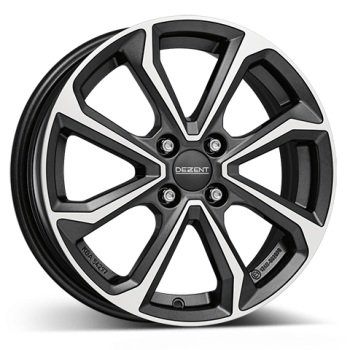 DEZENT KT dark gunmetal/polished