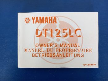 Yamaha DT 125 LC Handbuch 10V-28199-80