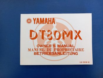 Yamaha DT 80 MX Handbuch 5J0-28199-81
