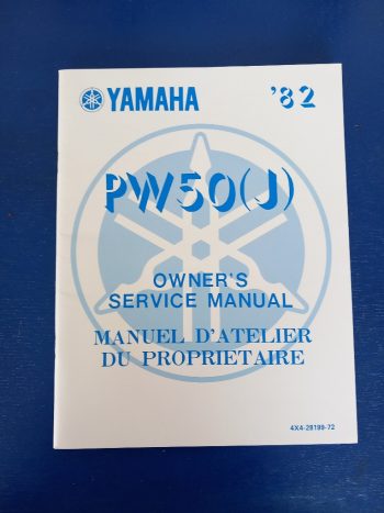 Yamaha PW 50 (J) Handbuch 4X4-28199-72