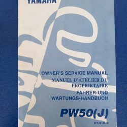 Yamaha PW 50 (J) Handbuch 3PT-28199-88