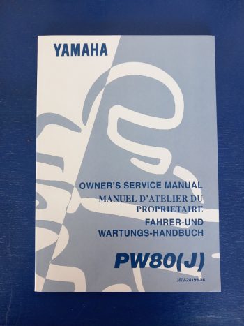 Yamaha PW 80 (J) Handbuch 3RV-28199-86