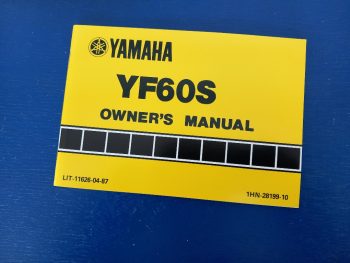 yamaha yf60s Handbuch