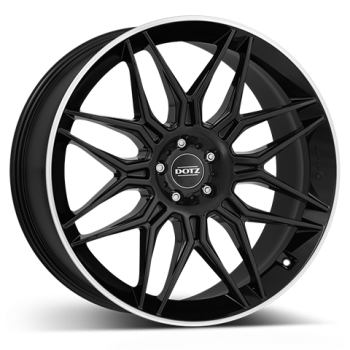 DOTZ LongBeach dark black/polished lip