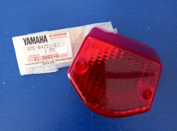 Yamaha DT50 DT80 DT175 XT350 TDR50 TDR80 FS1 Rücklichtglas neu 37E-84721-E1