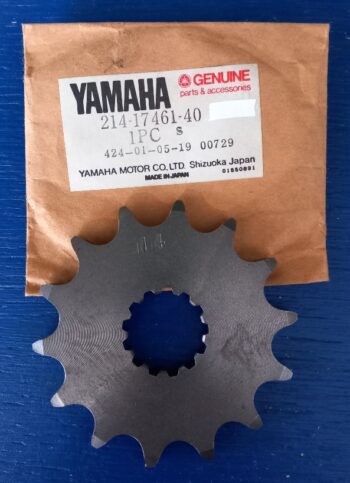 Yamaha XT500 Antiebskettenrad Ritzel 14 Z neu 214-17461-40