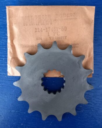 Yamaha XT500 Antiebskettenrad Ritzel 15 Z neu 214-17461-50