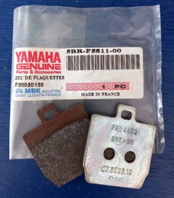 Yamaha YQ50 Aerox Nitro EW50 Slider Stunt Bremsbelagplatte Sattel neu 5BR-F5811-00