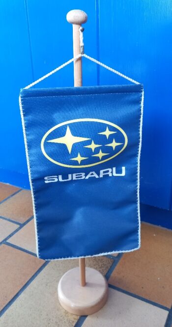 Subaru Tischwimpel Tischaufsteller Tischbanner
