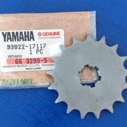 Yamaha TY125 Antiebskettenrad Ritzel 17 Z neu 93822-17117