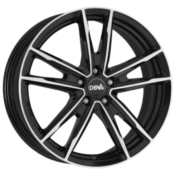 DBV Florida KF dark schwarz glänzend, front poliert