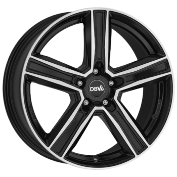 DBV Vegas KG dark schwarz glänzend, front poliert