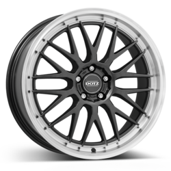 DOTZ Bilbao dark gunmetal/polished lip