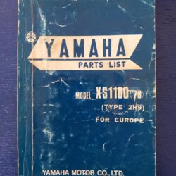 yamaha Ersatzteilkatalog xs 1100