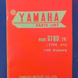 yamaha gt 80 ersatzteilbuch