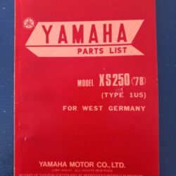 Yamaha Ersatzteil katalog xs 250